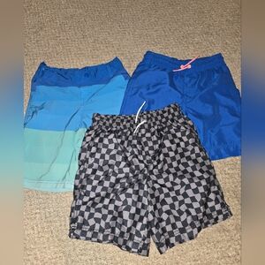 Boys Bundle Of Old Navy Swim Trunks Size Large 10/12